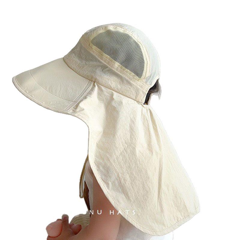 Quick-Dry Kids' Sun Hat with Neck Protection - Spring & Autumn Wide Brim for Boys and Girls