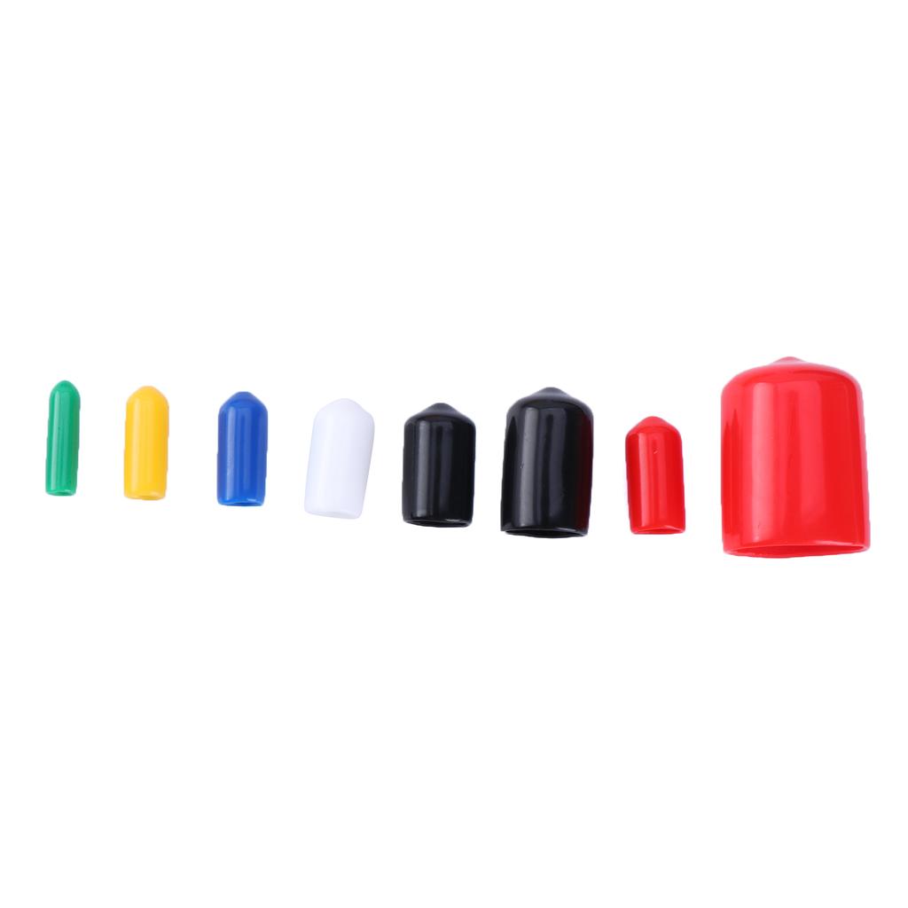 Upgraded Rubber End Caps with Storage Slip Resistant Bolt Protectors Rubber Bolt Caps Set for Screws & Round Tubes