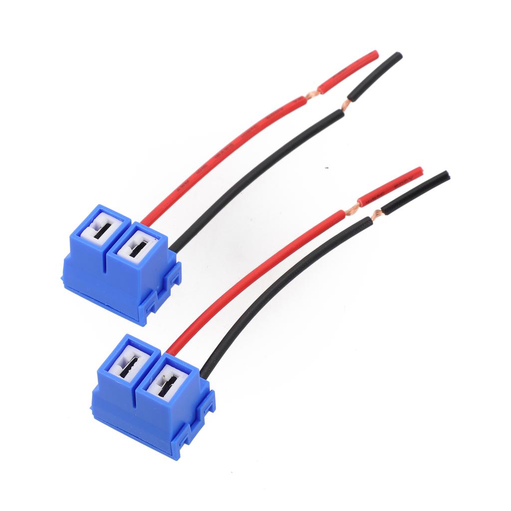 2 Pieces Auto Car Bulb Sockets H Connector H7 Socket