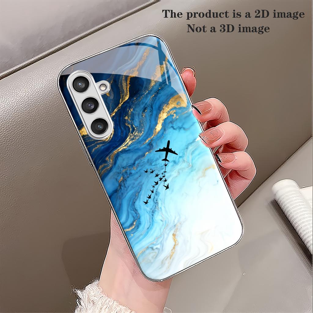 High-end PhoneCase Electroplated Glass TPU PhoneCase for Samsung Galaxy S26 S25 S24 S23 S22 S21 FE,Ultra,Plus Dropresistant