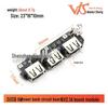 3-Port USB Power Bank Circuit Board: 5V 2.1A Boost Module for DIY 18650 Battery