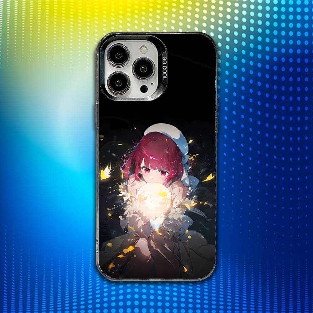 Oshi No Ko Kana Arima Phone Case For iPhone 16,15,14,13,12,11,Mini,Pro,SE,MAX White Matte Shockproof Cover