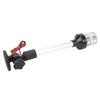 12in LED Fold Down 360 Degree All Round Anchor Navigation Light Stern Pole Lamp with Aluminum Alloy Base for Fishing