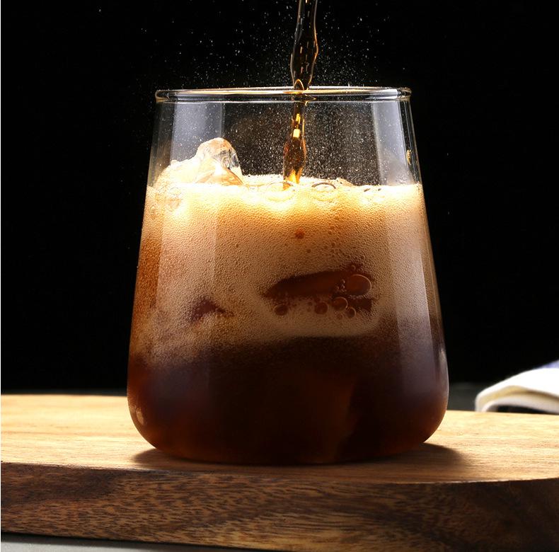 

Стакан для виски «Гора Фудзи» в скандинавском стиле - Прозрачный, термостойкий, дизайн «капля воды» для холодных напитков