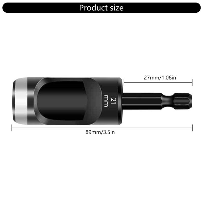 Sechskant-Adapter Elektrische Maschine Hohlstanzer Für Bohrer Pappe Leder Gürtel Kohlenstoffstahl Weiches Material Bohrer