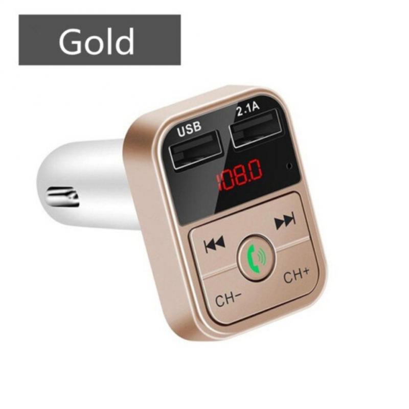 Auto Bluetooth-kompatibel 5,0 FM Transmitter 2,1 EIN Dual USB Schnelle Lade Drahtlose MP3 Player Audio Empfänger Auto Zubehör