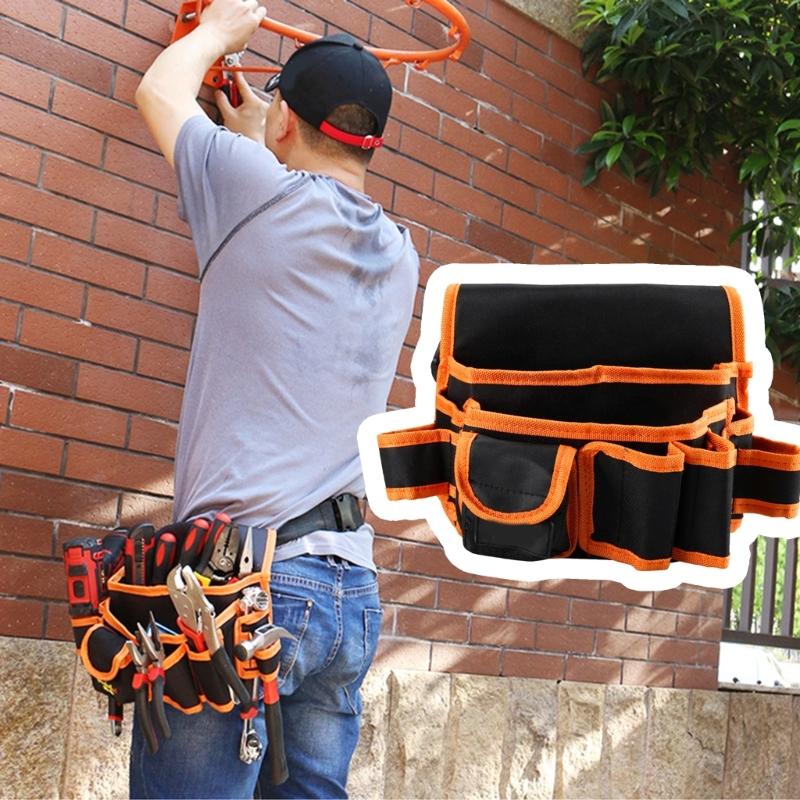 Waist Tool Bag Aprons Organizers Garden Tool Pouch With Storage Pockets Craftworks Electrician Tool Accessories