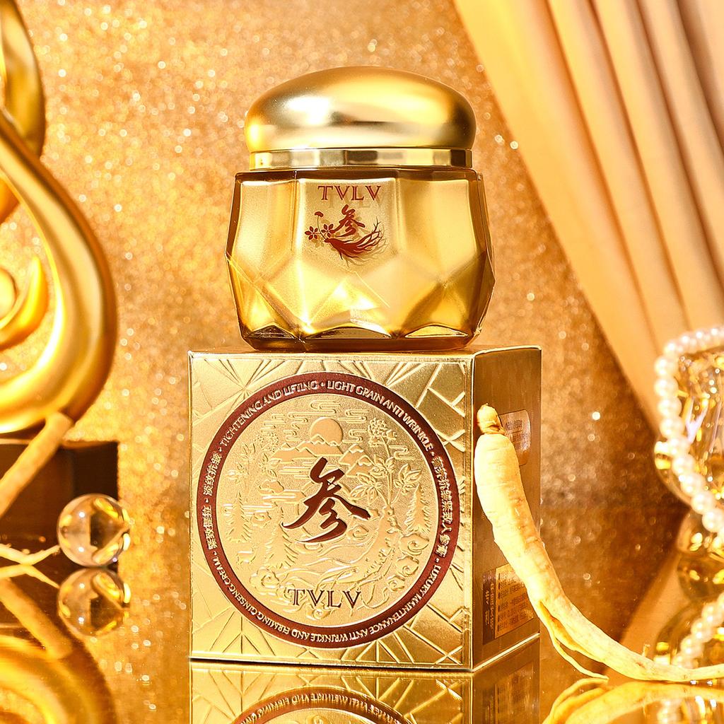 Crème visage hydratante anti-rides au ginseng pour femmes