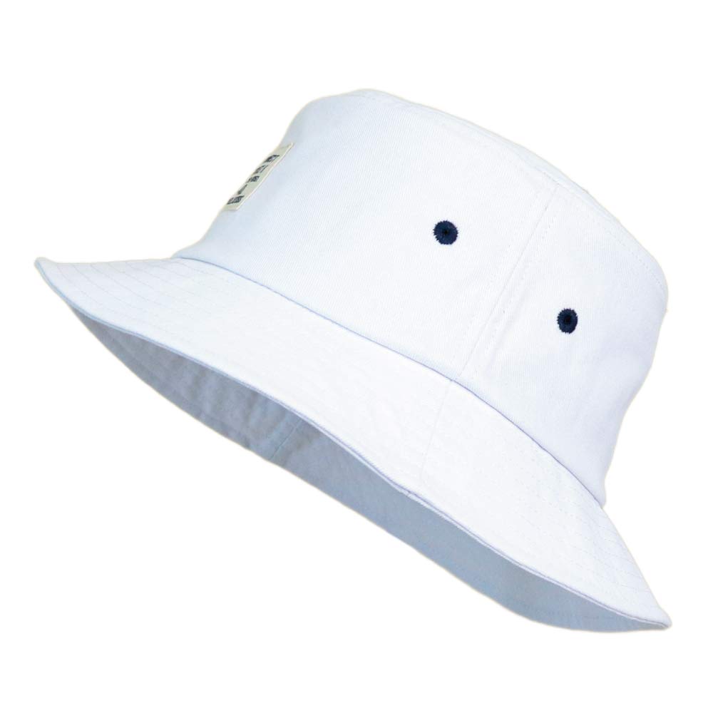 

Шляпа с нашивкой, шляпа-панама, узор, простой хлопок, все сезоны, один размер, подходит большинству [SWINGPLUS] для мужчин (Свободный размер, белый)