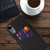 For vivo S19 Pro 5G Case Cloth Texture PU Leather Hard PC Card Slot Phone Cover