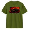 Unisex TShirt IMPALA SPN Impala Supernatural Vintage Cotton Tees Short Sleeve  T Shirt Crewneck Clothing Summer