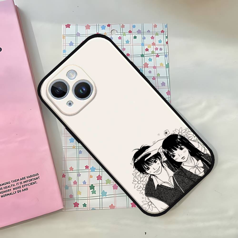 K-Kimi Ni T-Todoke Sawako Phone Case For IPhone 1716 15 14 13 Pro Max 11 12 Mini X Xs XR Black Silicone Cover