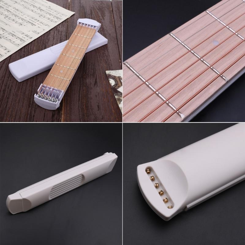 6 Fret Portable Handhold Pocket Guitar Practice Tool Guitar Gadget Chord Trainer