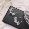 Elegant Tassel Petal Earrings: Semi-Transparent Flower Pendant, Simple Yet Exquisite Design for Women