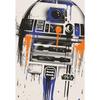 Star Wars Mens R2-D2 Paint Drip T-Shirt