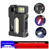 Rechargeable Super Bright LED Mini Flashlight: Multi-Functional Keychain Light with Long Battery Life & Magnetic Base for Outdoor Use