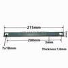 5Pieces Packing Machine Serrated Cutting Blade Width 15mm Cutting Tooth Knive