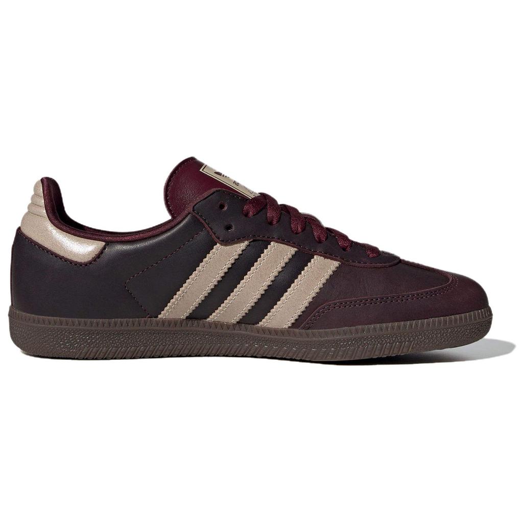 adidas Samba OG Bordové Křišťálově Pískové Dámské Tenisky Červené Zlaté-Metalické IF7004