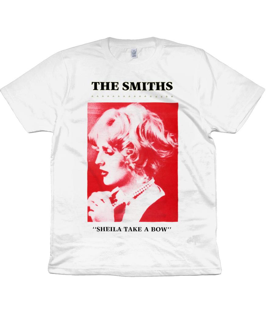The Smiths - Sheila Take A Bow - Text - Organic T-Shirt Mens Womens Tees Top - Morrissey - Indie