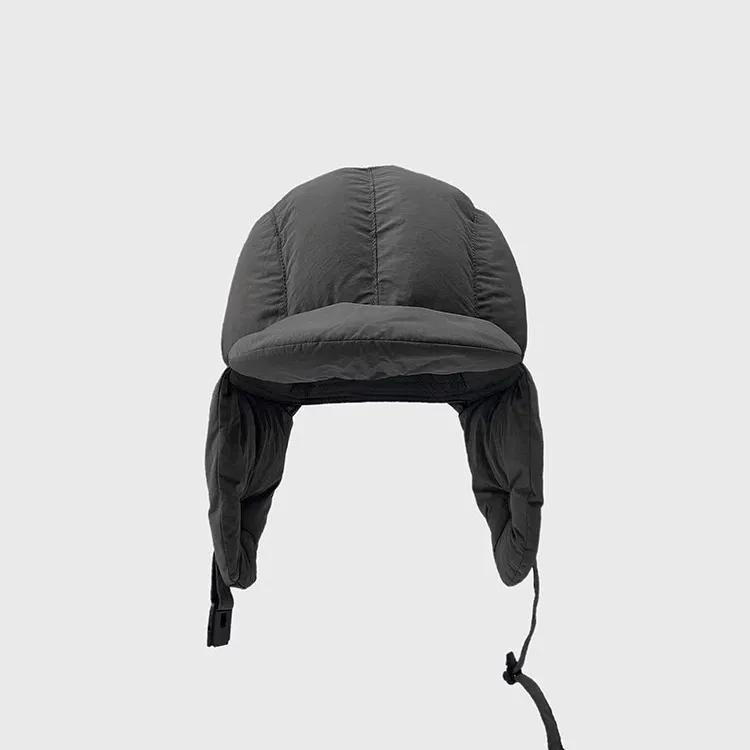 WTEMPO Warm Mixed Cotton Hats Solid Color Thickened Winter Ear Protection Hats Windproof Cold-proof Outdoor Cycling Skiing Hats