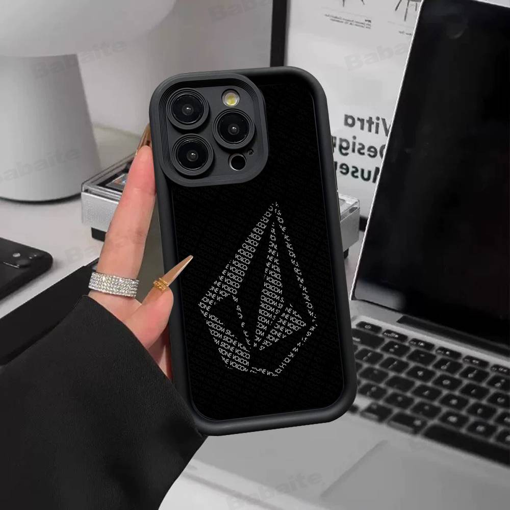 

V-Volcom LOGO Fashion Phone Case For IPhone 17 16 15 14 13 12 11 Pro Max Anti Drop Soft Cover iPhone 17pro max