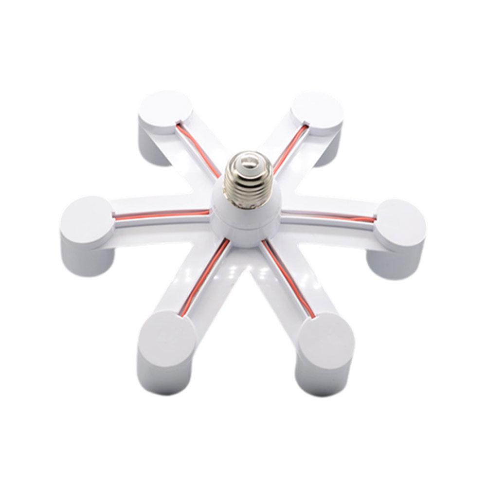 E27 Base Socket Distributor Adapter E27 To E27 European Style LED Bulb Lamp Socket 4 In 1/5 In 1/6 In 1 LED Socket Adapter