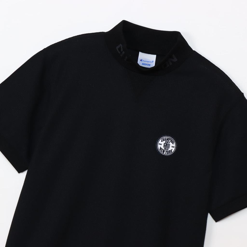 Champion Golf Short Odor UV Heat Graphic Logo Mock Women's T-Shirt, Sleeve, Antibacterial, Resistant, Quick-Drying, Protection, Shielding, Print,