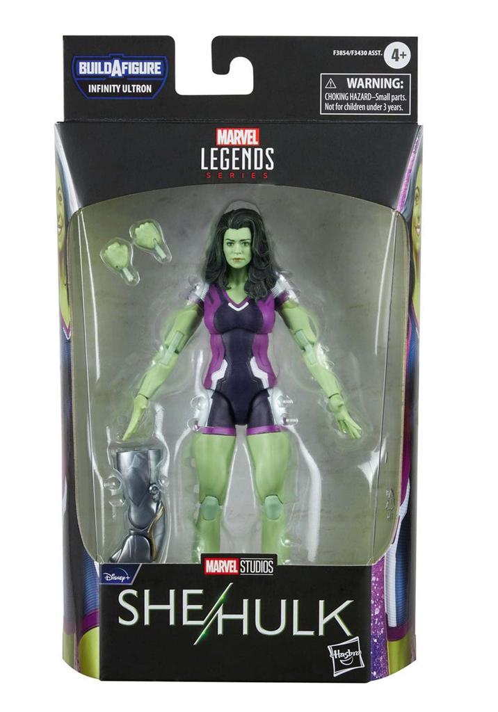 Hasbro Marvel Legends Series Disney Plus MCU Series Action Includes 2 Accessories and 1 Authentic She-Hulk Figure, 6-inch (15cm) Size, Build-A-Figure