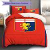 Genoa Logo Bedding Quilt Set Quilt Cover Pillowcase Home Decoration Birthday Gift (1 * Duvet Cover + 2 * Pillowcase, Without Core)