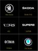 Emblema LED Auto Luce Porta Auto Proiettore Per Skoda VRS Octavia A5 MKII Hatchback Station Wagon Ombra Fantasma Accessori di Cortesia dncp95