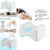 Memory Foam Knee Pillow For Side Sleepers With Ergonomic Design And Breathable Cover