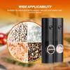 Salt And Pepper Grinder One-Hand Adjustable Coarseness Refillable Grinder Pepper Kitchen Barbecue Seasoning Tool