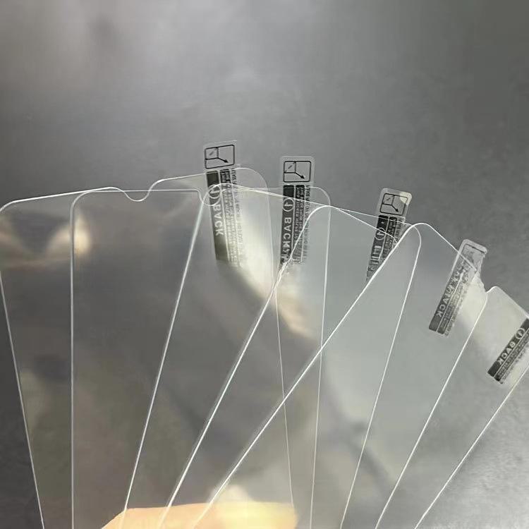 Pellicola protettiva in vetro temperato antideflagrante trasparente HD per Apple 16 Pro con bordo in alluminio ad arco resistente
