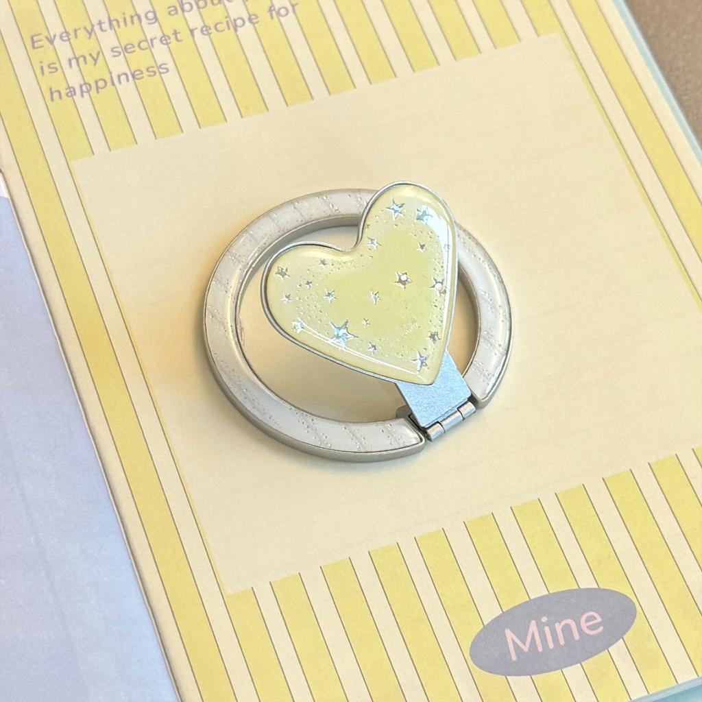 Gilded Heart-Shaped Magnetic Stand