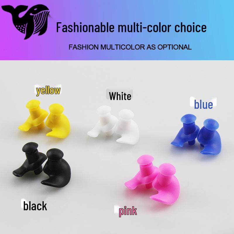 Waterproof & Soundproof Silicone Spiraled Earplugs for Swimming & Noise Reduction