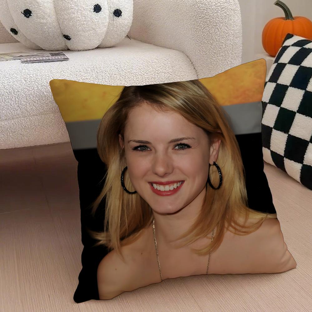 model fashion LLaura WWiggins Cushion Cover Throw Pillow Cover Hidden Button Durable Polyester Chair Cushion
