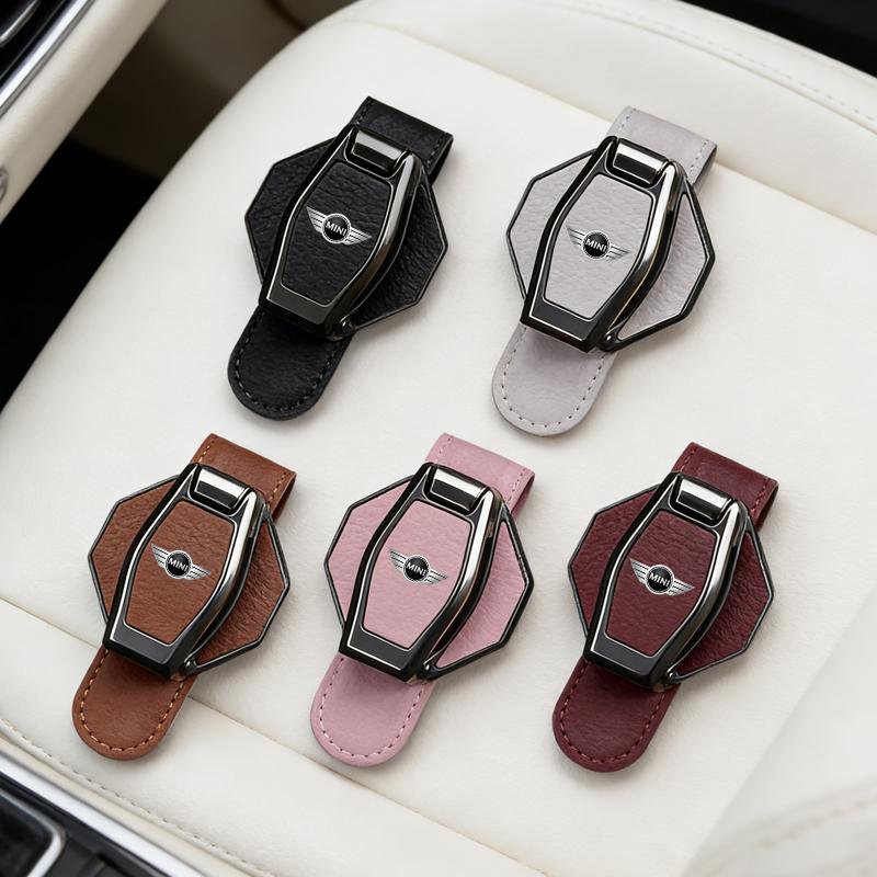 Car headrests, magnetic leather eyeglass holders, ticket holders, etc For Mini Cooper R50 R52 R53 R55 R56 R60 F56 F60 Clubman x6
