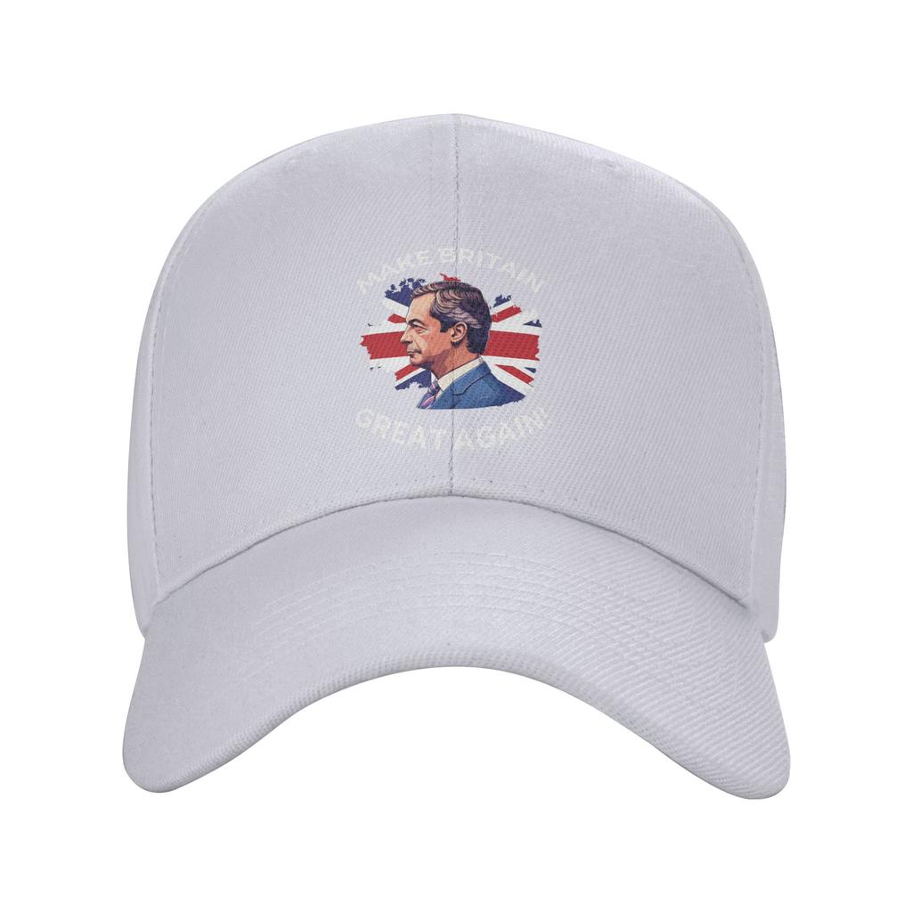 Make Britain Great Again Nigel Farage Support Baseball Cap  Fashion Trucker Hat Spring Women Men Running Hippie Baseball Caps