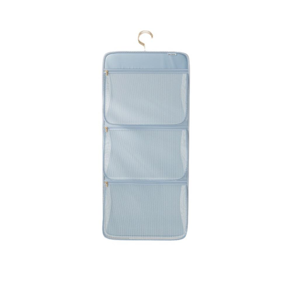 Space-Saving Hanging Clothes Organizer Zippered Mesh Underwear Storage Bag Large Capacity Foldable Closet Socks Dispenser
