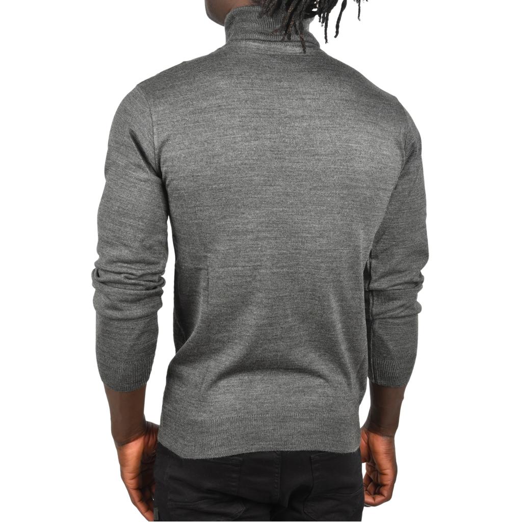 DeepSEA Zigzag Desenli Tam Balıkçı Yaka Dar Kesim Boğazlı Triko Kazak 2505497