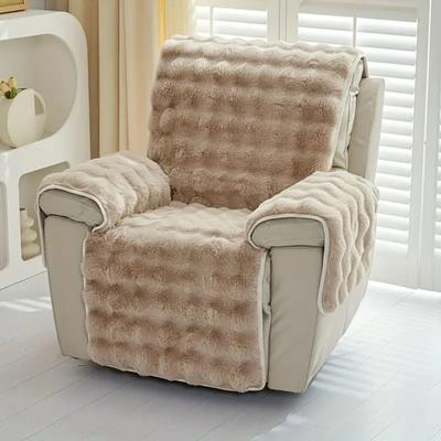Imitation Fur Recliner Sofa Cover Sofa Protector Lazy Boy Relax Armchair Covers  Slipcovers For Home Decor