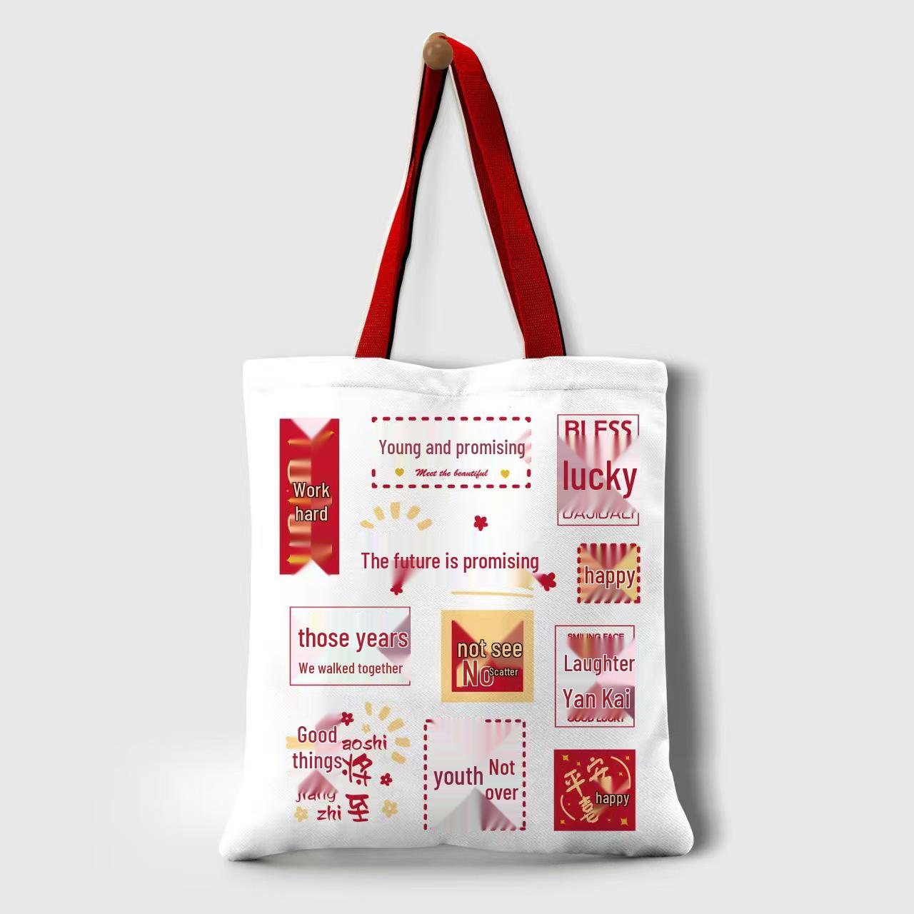 Large Capacity Student Canvas Tote Bag for Art Supplies Books 35x40 800₽
