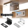 L Type Drilling Free Magnetic Sliding Closet Door Stop Invisible Strong Magnet For Wardrobe Push To Close Cabinet Hardware