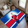 Dynamic Soccer Artwork Carpet Design for Study room Outdoor Game Room Kitchen Anti-slip Rug Anime Office Decor Best for Christmas