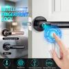 Dual Mode USB Rechargeable Fingerprint Door Lock Security Biometric Handle Lock Electronic Smart Lock for Apartment NEW