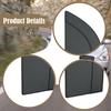 Car Door Molding Triangle Cover Protection Decorative Replacement Panel Exterior Decoration