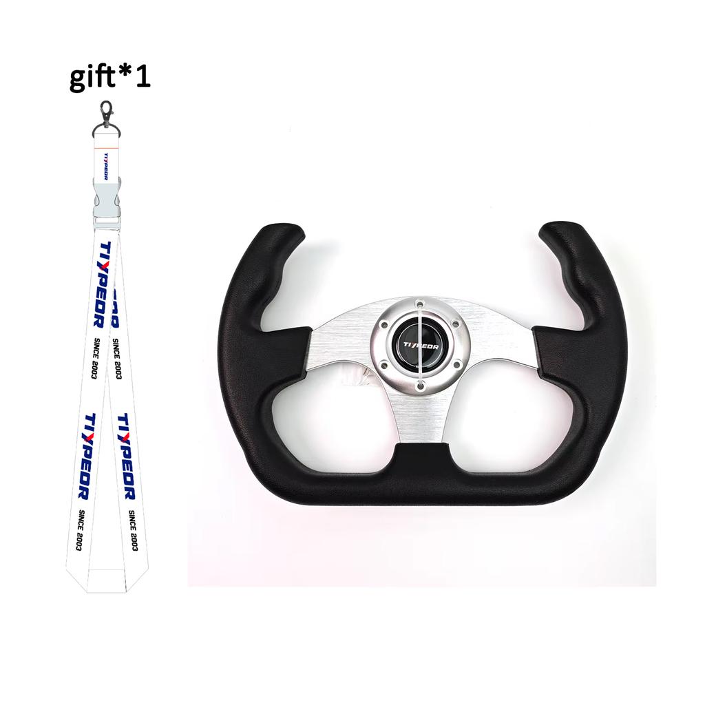 Universal 330mm PU Car Steering Wheel with Multiple Color Durable Comfort Grip Wheel for Vehicle