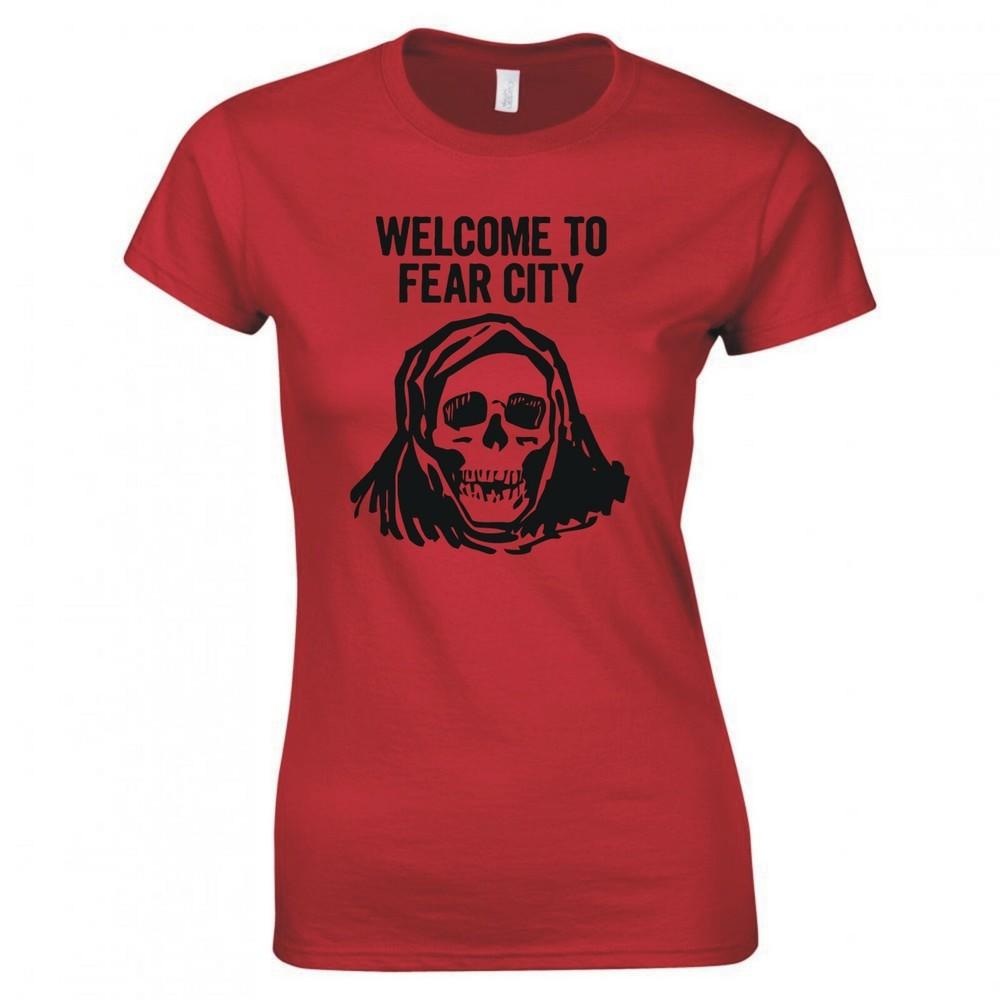 Nyc 1970s Survival Welcome To Fear City Skinny Fit TShirt S