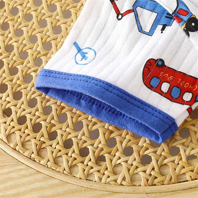Kids Cotton Summer Outfit Set - Short Sleeve T-Shirt & Shorts 2-Piece Pajamas for Boys and Girls Clothing Sets