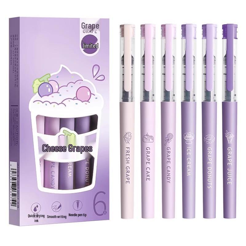 6-Pack Gel Ink Ballpoint Pens with Free Shipping for New Customers